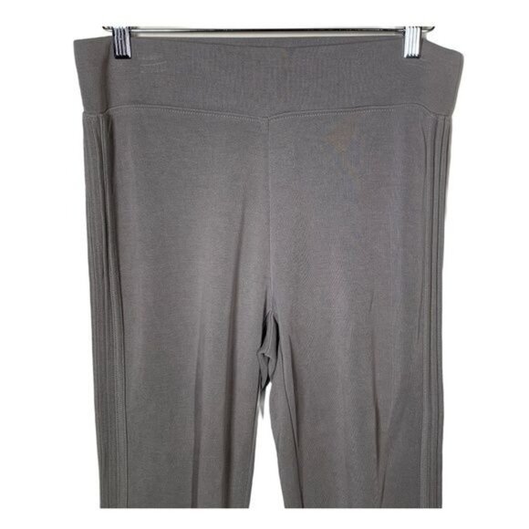 Athleta Taupe Wide Leg Yoga Pants Medium Soft Stretch Lounge - Picture 2 of 9
